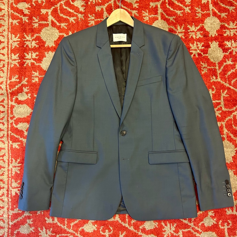 Sandro Blue Wool 🐑 Blazer